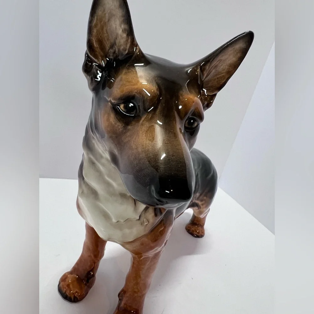 Vintage Goebel Standing German Shepherd Dog Figurine 30022-38 - Picture 7 of 16